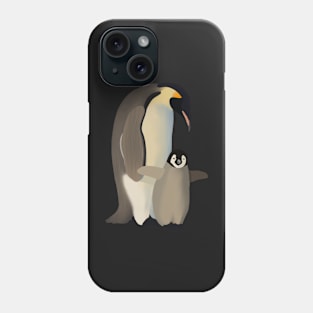 Penguin and chick Phone Case