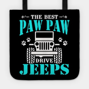 The Best Pawpaw Drive Jeeps Cute Dog Paws Jeep Lover Jeep Men/Women/Kid Jeeps Tote