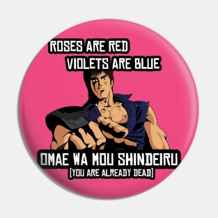 Kenshiro Valentine Pin