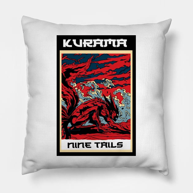 kurama Pillow by FIFTY CLOTH