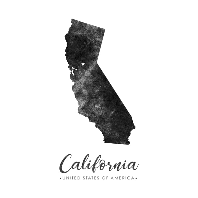 California state map by StudioGrafiikka