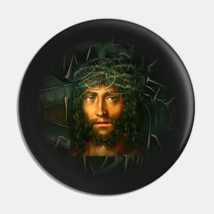 Jesus Crown of Thorns Passion Lent Crucifixion Stations of the Cross Catholic Prayer Pin