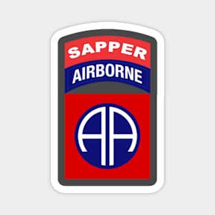 82nd Airborne Sapper Tab - Full Chest Magnet