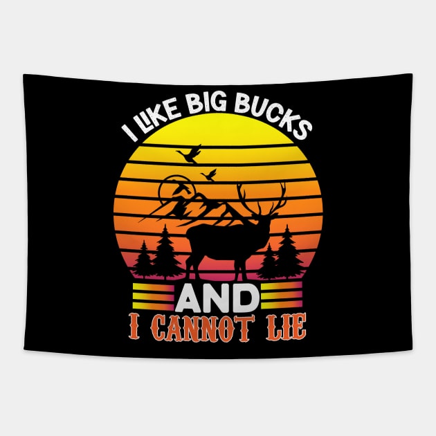 I Like Big Bucks and I Cannot Lie Tapestry by badrianovic