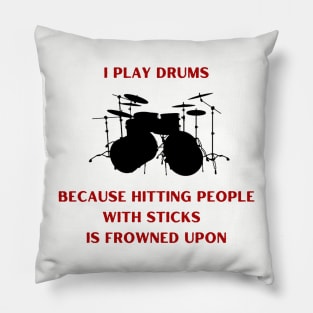 Play Drums Pillow