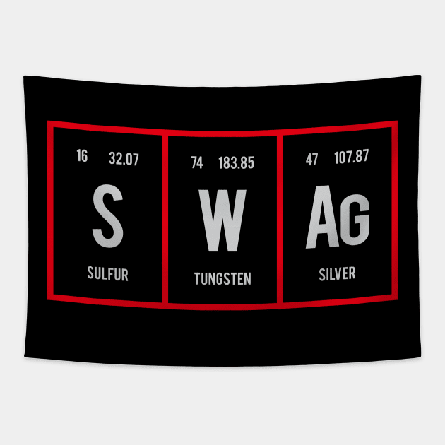 Swag - Periodic Table of Elements Tapestry by Distrowlinc