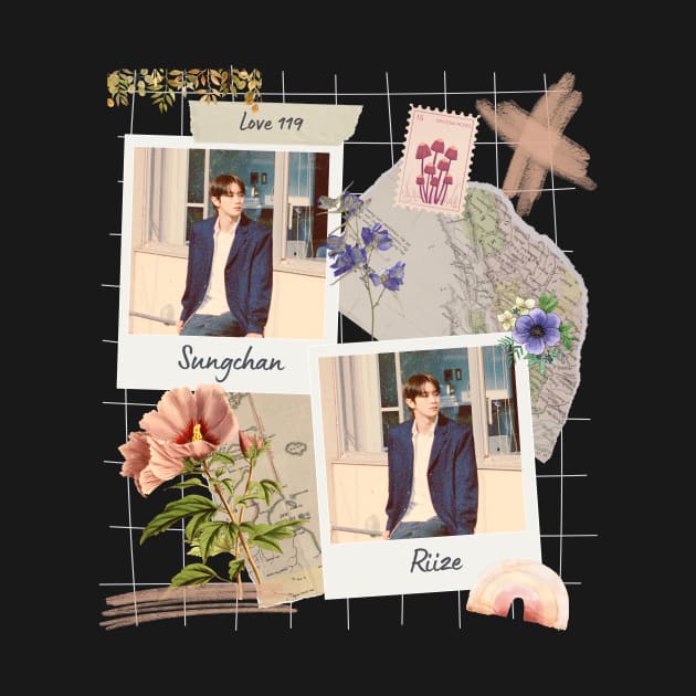 Sungchan Love 119 RIIZE Collage by wennstore