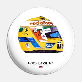 F1 2008 Lewis Hamilton Crash Helmet Pin