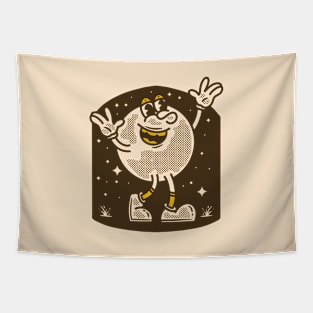Happy mood character Tapestry
