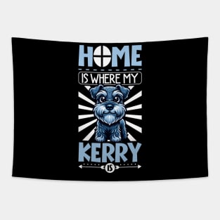 Home is with my Kerry Blue Terrier Tapestry