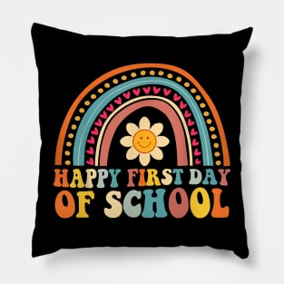 Happy First Day Of School For Teachers Back To School Pillow