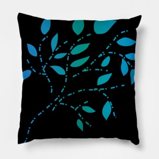 Fantasy flower vector Pillow