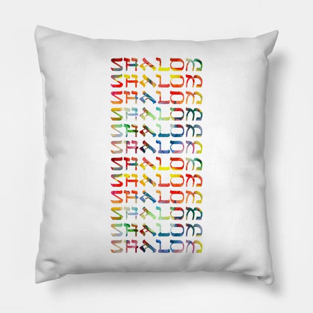 Shalom Pillow by aklara