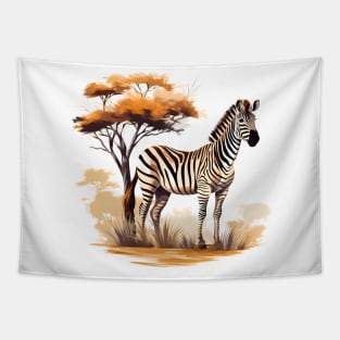 Cute zebra Tapestry