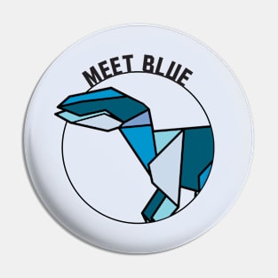 Meet Origami Blue Pin