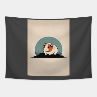 Guinea Pig 2 - Japanese Retro Art Tapestry