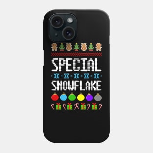 Special Snowflake Ugly Holiday Christmas Sweater. Why Not Advertise? Phone Case