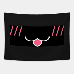 Nyan Blush Black Tapestry