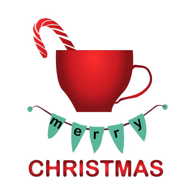 Christmas Coffee Cup by Salma Ismail