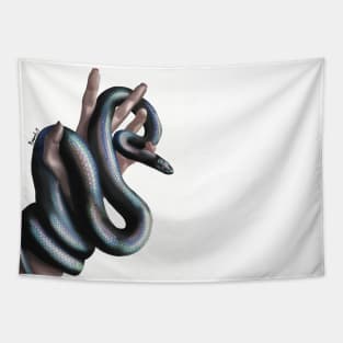 Oil Spill Snake Tapestry