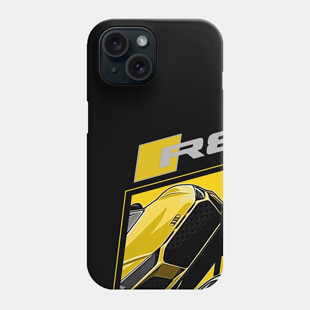 R8 v10 plus German Supercar Phone Case by T-JD