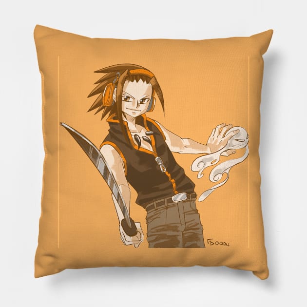 Asakura Yoh Pillow by Doodletoopia