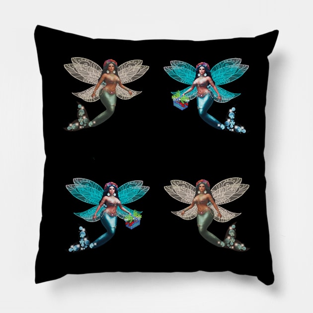 Sirenas Latinas Pillow by MGRCLimon