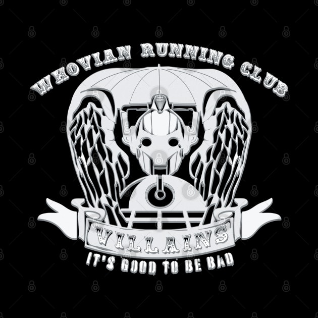 Whovian Running Club Villains by Fanthropy Running Clubs