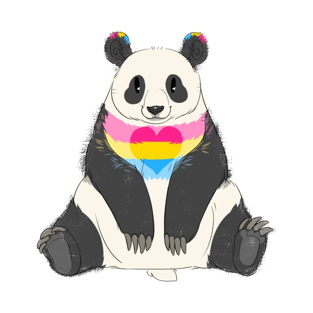 Panromantic Panda! by pigdragon