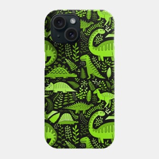 green dinos Phone Case