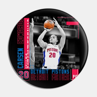 Carsen Edwards Paper Poster Pin