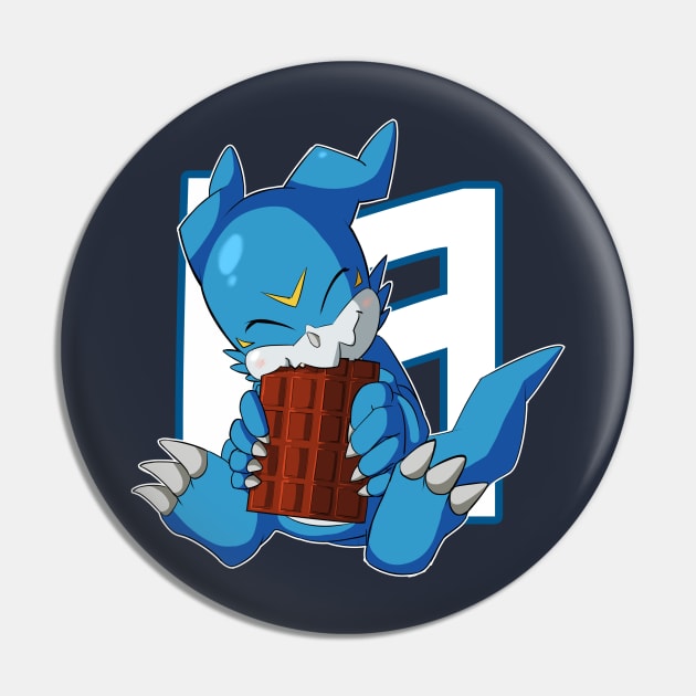 Veemon Choco Pin by PRPrints