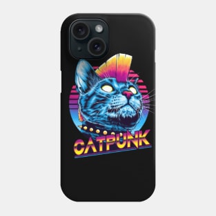 cat punk Phone Case