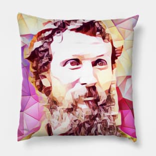 John Muir Pink Portrait | John Muir Artwork 13 Pillow