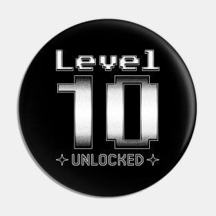 Level 10 Unlocked Pin