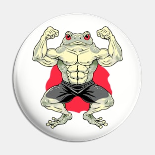 Frog athlete Pin