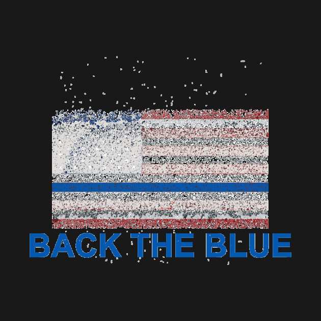 back the blue by againstthelogic