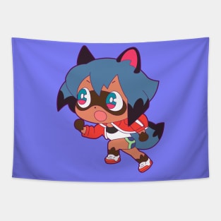 Run Michiru Run Tapestry