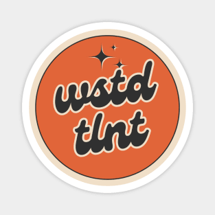 WSTD TLNT Retro Magnet