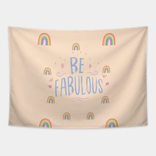 Be Fabulous With Rainbow Design Tapestry