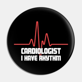 Funny Heart Doctor Cardiologist Pin