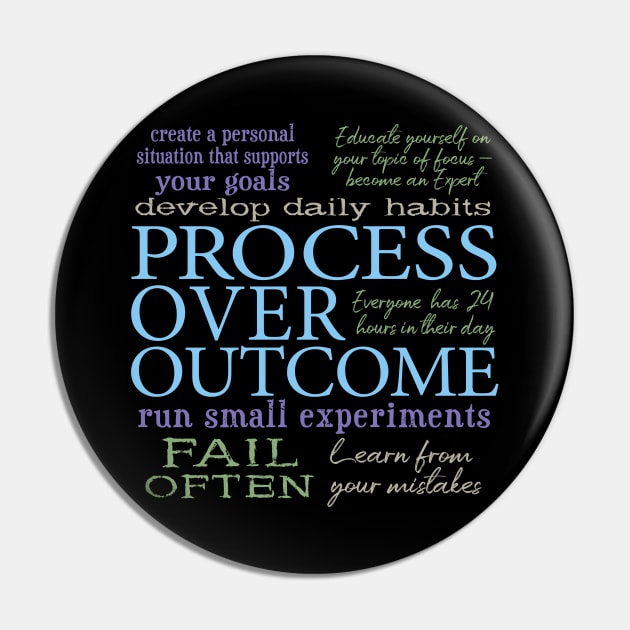 Process Over Outcome Motivational Quotes Personal Development Pin by Pine Hill Goods