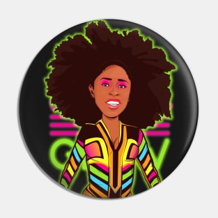 Naomi Glowing Wrestling Pin