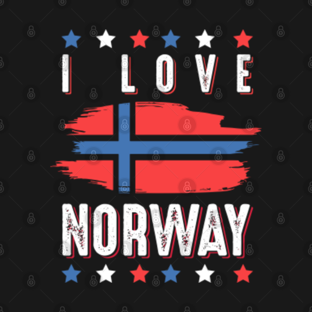 I love Norway country quote creative shirt design ideas I Love Norway