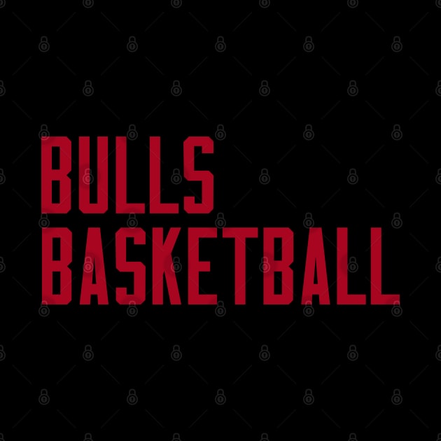 BULLS basketball by Buff Geeks Art