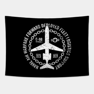 Vintage C-9B Skytrain II Aircraft Naval Fleet Logistics Support Aircraft Tribute Tapestry