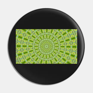 Green is Great kaleidoscope Pin