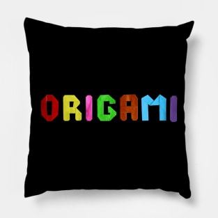 Colorful origami Pillow