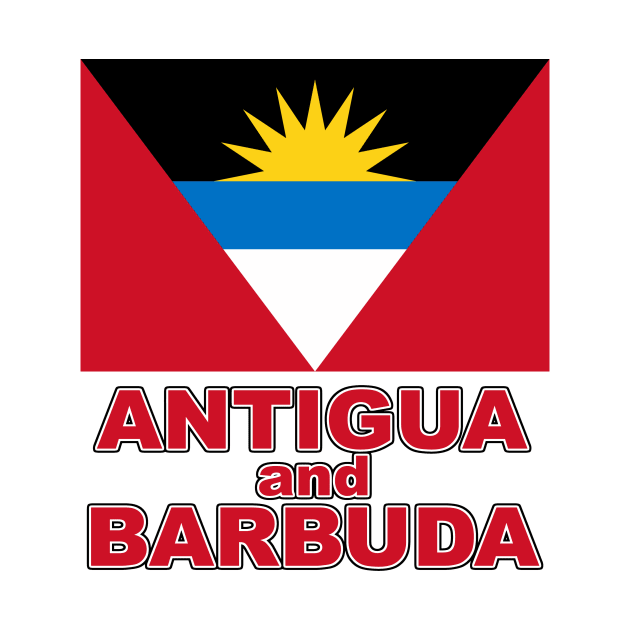 The Pride of Antigua and Barbuda - Antiguan National Flag Design by Naves