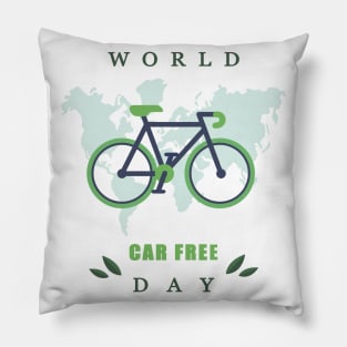 World car free day Pillow